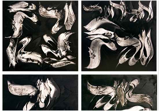 مواجهه خط فارسی با نقاشی و مجسمه در آثار بزرگان هنر ایران در نگارخانه پردیس ملت