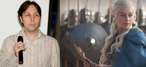 دیوید پیترسونِ زبان‌شناس در مورد زبان دوتراکی‌ها در سریال «بازی تارج و تخت» می‌گوید