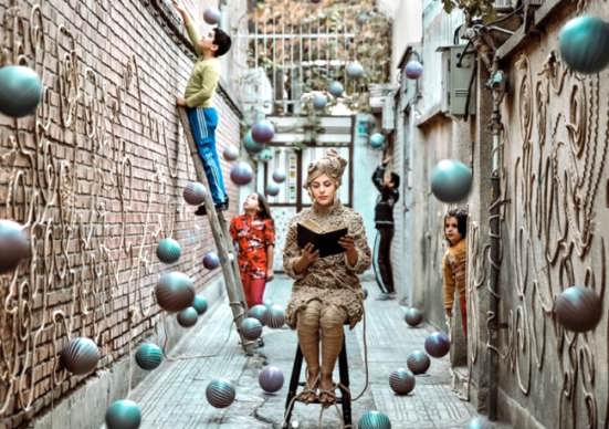 کتابخوانی برای خیابانهای تهران مریم فیروزی